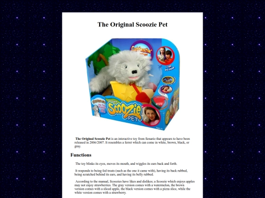 obscurerobots/scooziepet screenshot