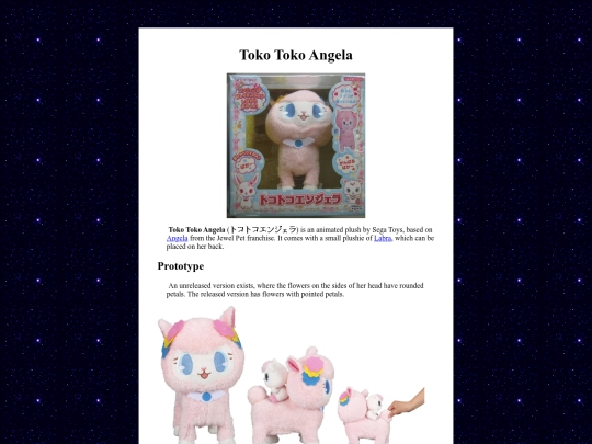 segatoys/tokotokoangela screenshot