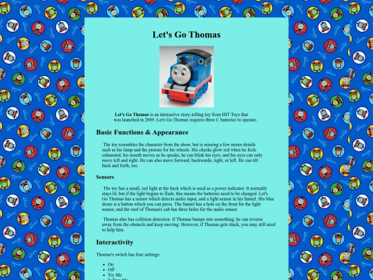 thomas/letsgo/letsgothomas screenshot