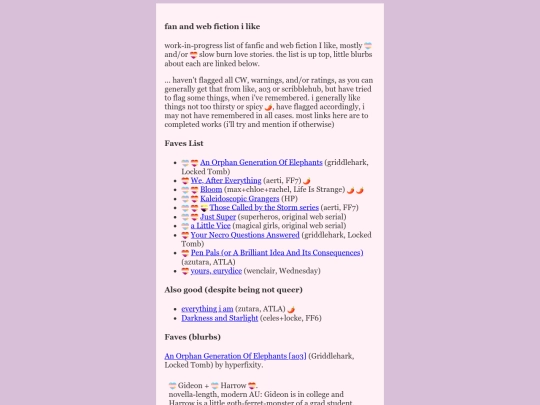 fanfiction screenshot