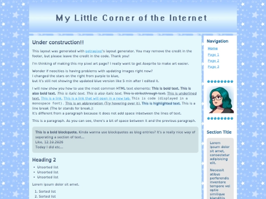 index screenshot