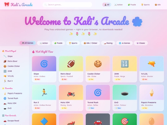 kalis-arcade screenshot