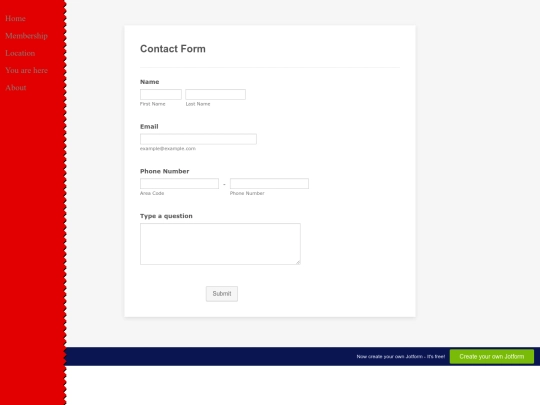 Contact screenshot
