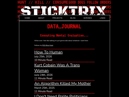 blogposts screenshot