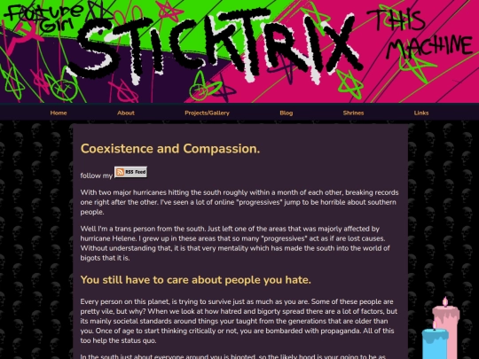 blogposts/coexistenceandcompassion screenshot