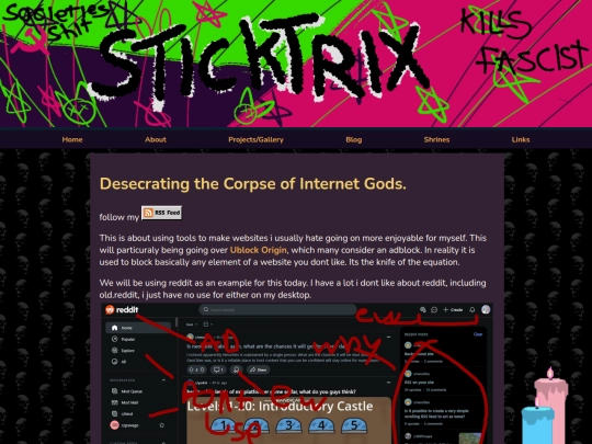 blogposts/desecrateinternetgods screenshot