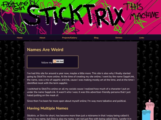 blogposts/namesareweird screenshot