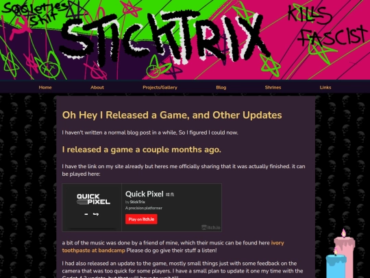 blogposts/ohhey screenshot
