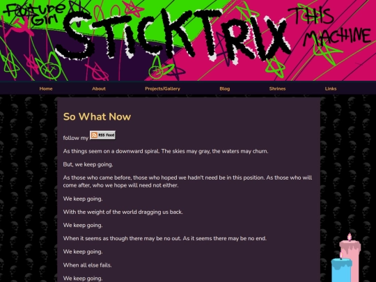 blogposts/sowhatnow screenshot