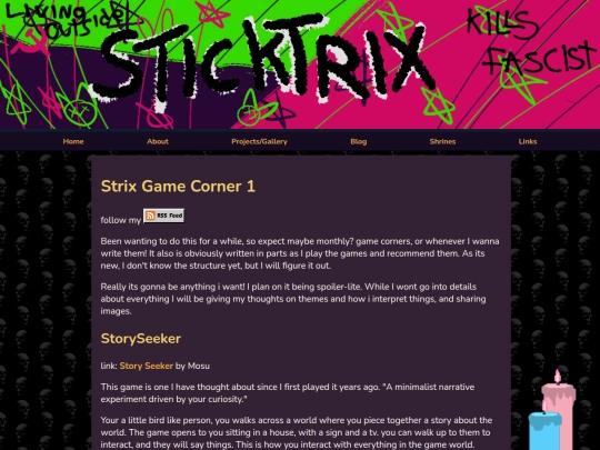 blogposts/strixgamecornerone screenshot