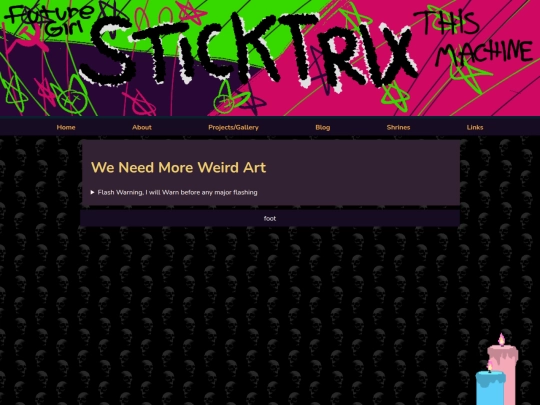 blogposts/weirdart screenshot