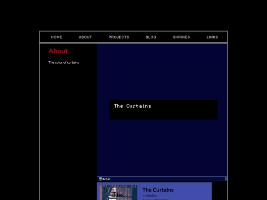 projects/bitsy/the-curtains screenshot