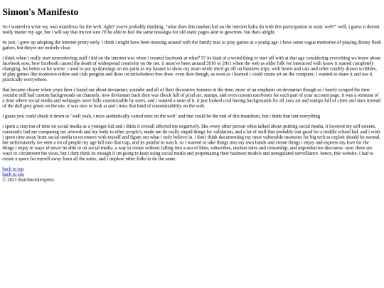 manifesto screenshot