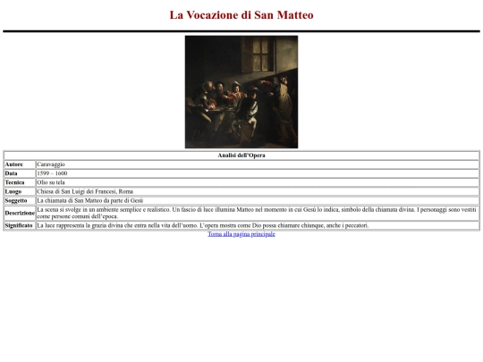 Artista/VocazionediSanMatteo screenshot