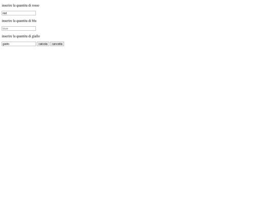 javascript/esercizio screenshot