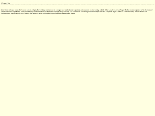 aboutme screenshot