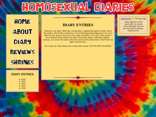 diary screenshot