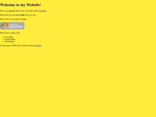 links screenshot