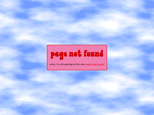 basic page template screenshot