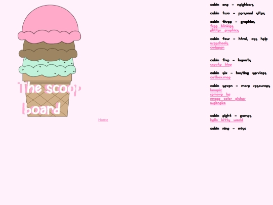 links screenshot