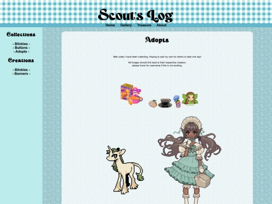 treasure/adopts screenshot