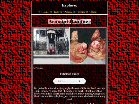 Pages/Music/armandhammer screenshot