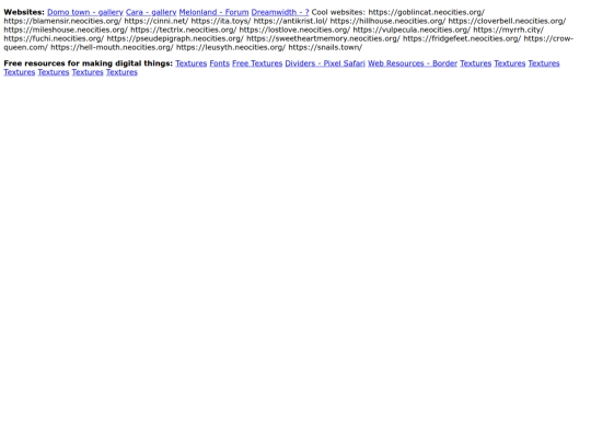 resources screenshot