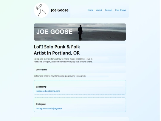 about-joe-goose screenshot