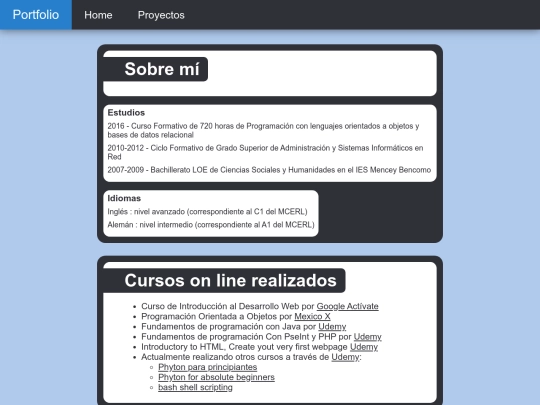 index screenshot