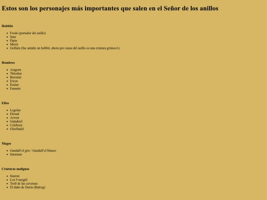 ej11/lotr/personajes screenshot