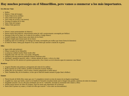 ej11/silmarillion/perosnajes screenshot