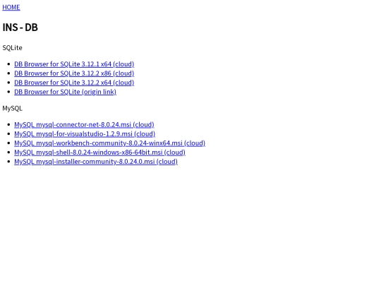 install/ins_db screenshot