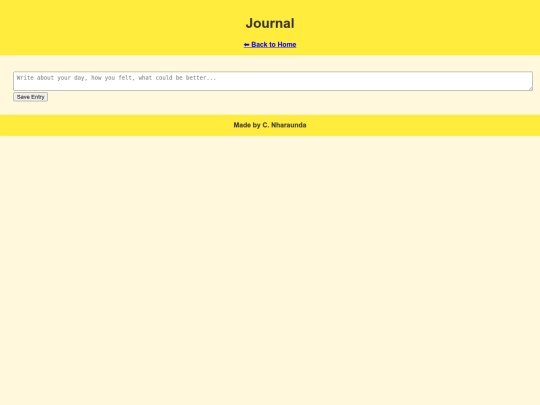 journal screenshot
