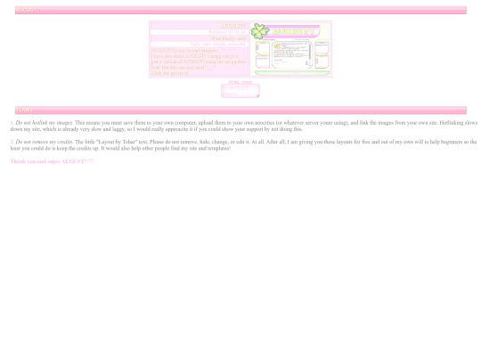 templates/out/AUGUST screenshot