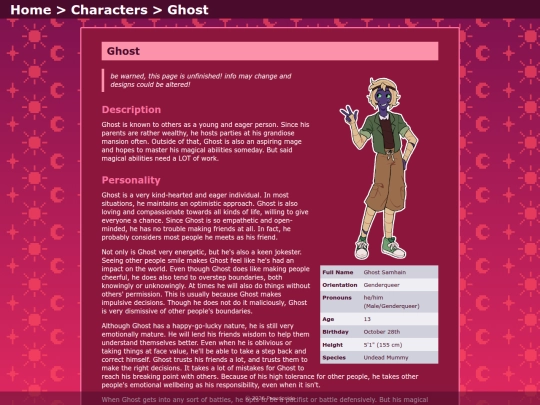 wikipage/ghost screenshot