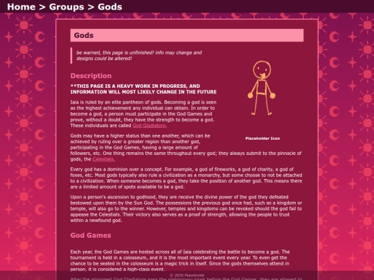 wikipage/gods screenshot