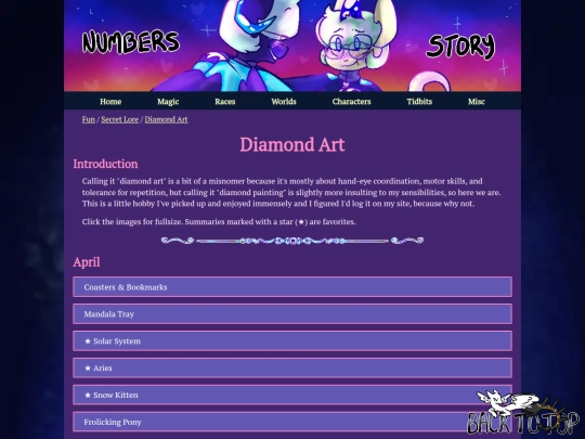 fun/secretlore/diamondart screenshot