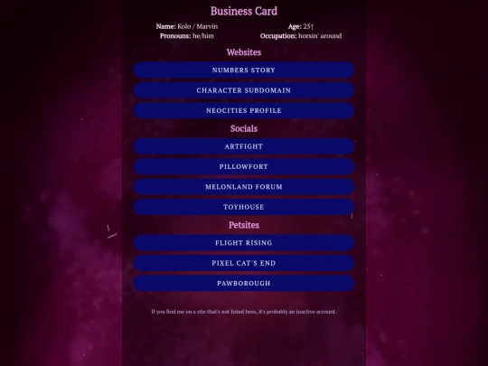 fun/secretlore/linktree screenshot