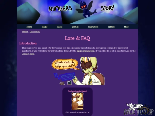 lorefaq screenshot