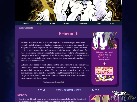 races/behemoth screenshot