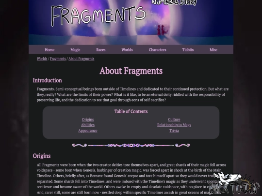 worlds/frags/lore/fragments screenshot
