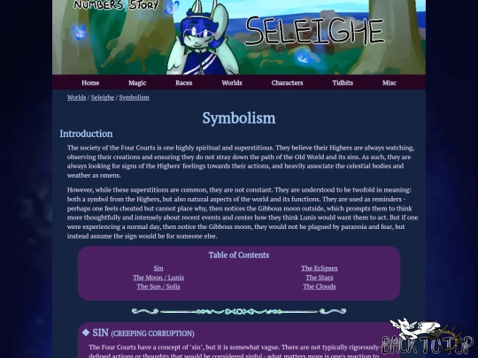 worlds/seleighe/lore/symbolism screenshot