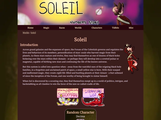 worlds/soleil screenshot