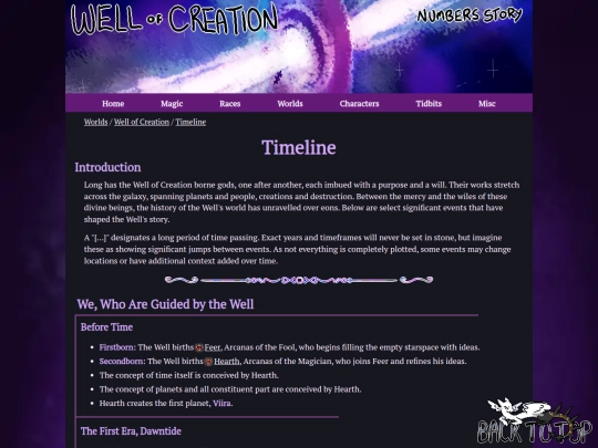 worlds/wellofcreation/lore/timeline screenshot