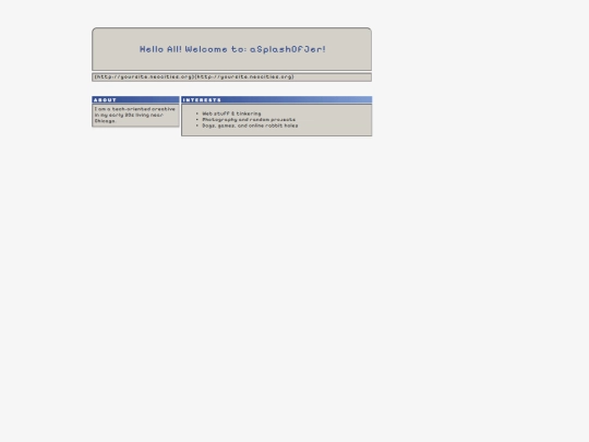 index screenshot