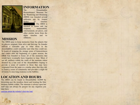 info screenshot
