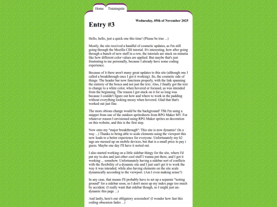 blog screenshot