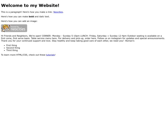 index screenshot