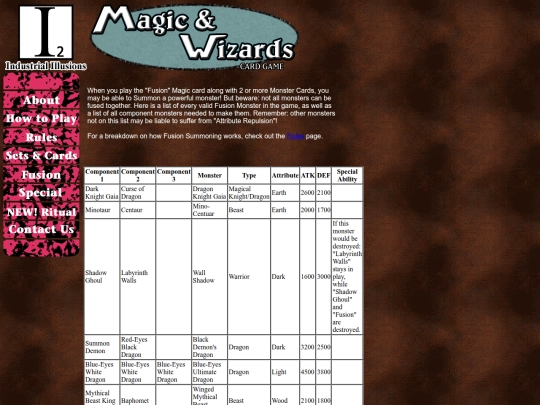 fusionmonsterlist screenshot