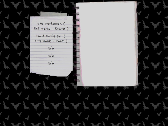 art/writings screenshot
